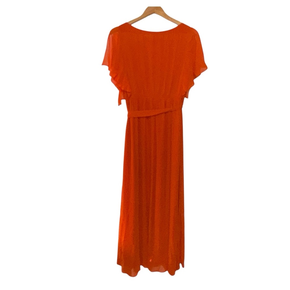 EVER PRETTY ever LEORA A-Line Pleated Tie-Waist Evening Dress Size 14 NWT - Picture 10 of 14
